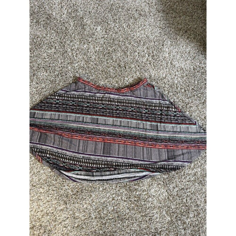 Womens Boho Tribal Print A-Line Skirt Size Medium Stretch Waist